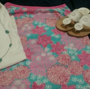 Lilly Pulitzer Floral Skirt